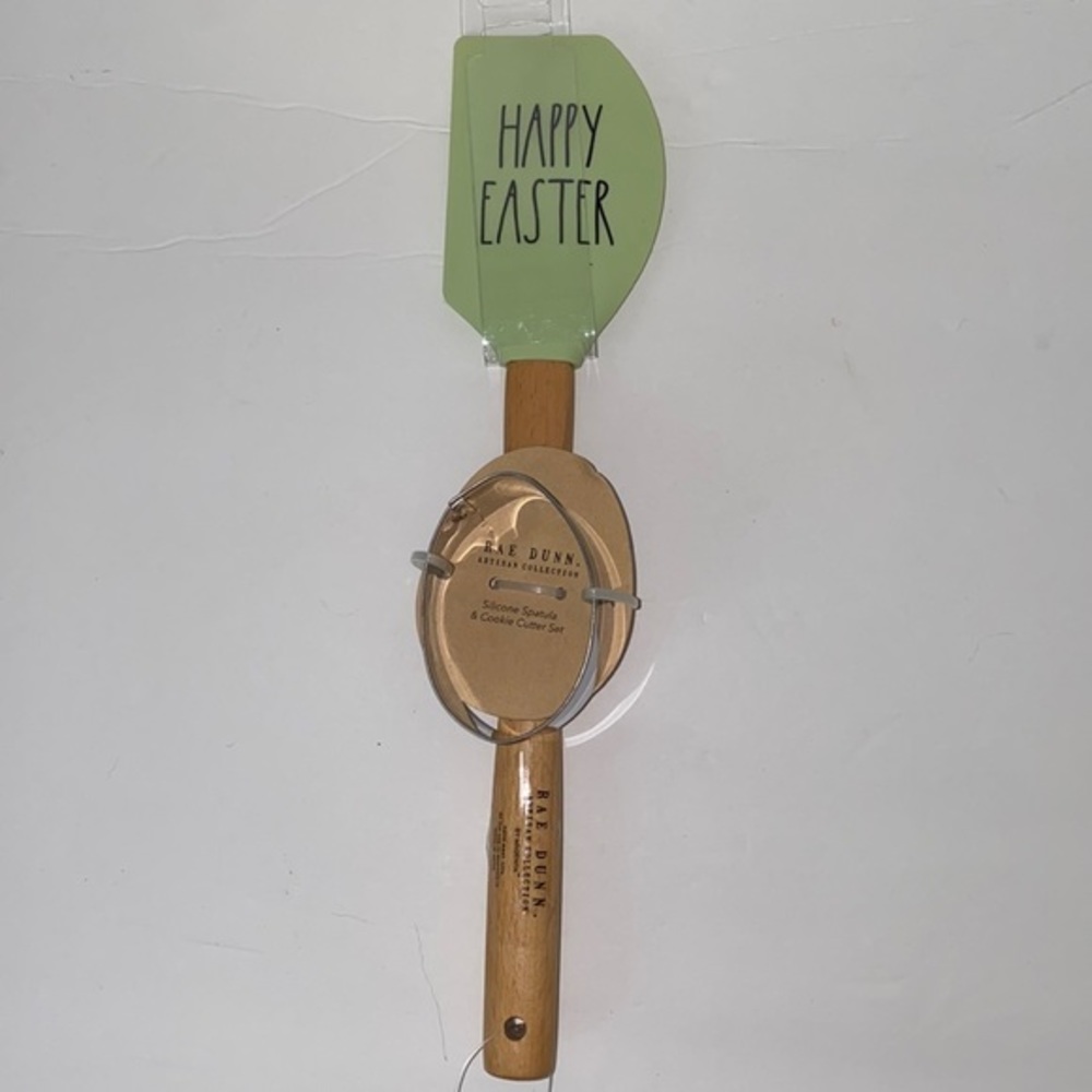 Rae Dunn Easter Spatula Easter Egg Cookie Cutter Set